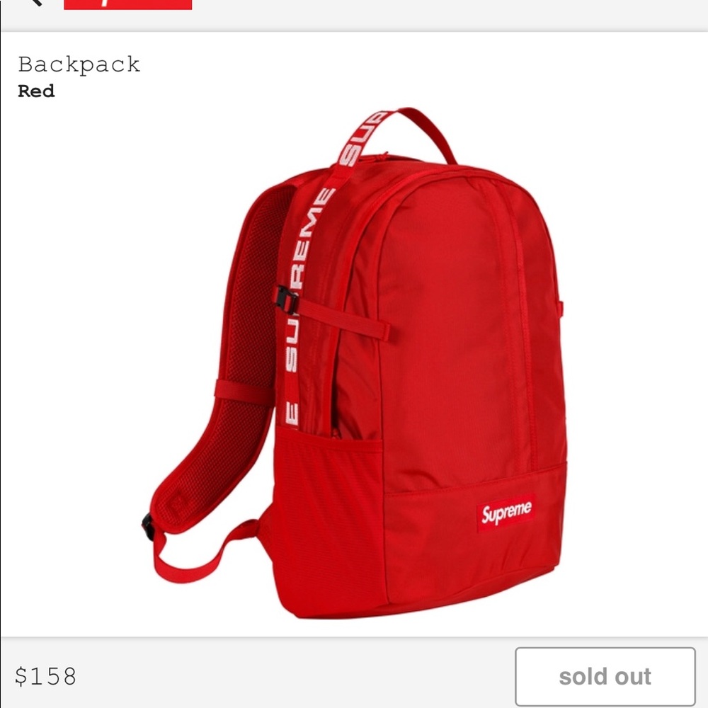 NWT- Supreme backpack